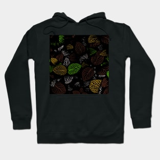 Autumn, Leaves Pattern 19 Hoodie